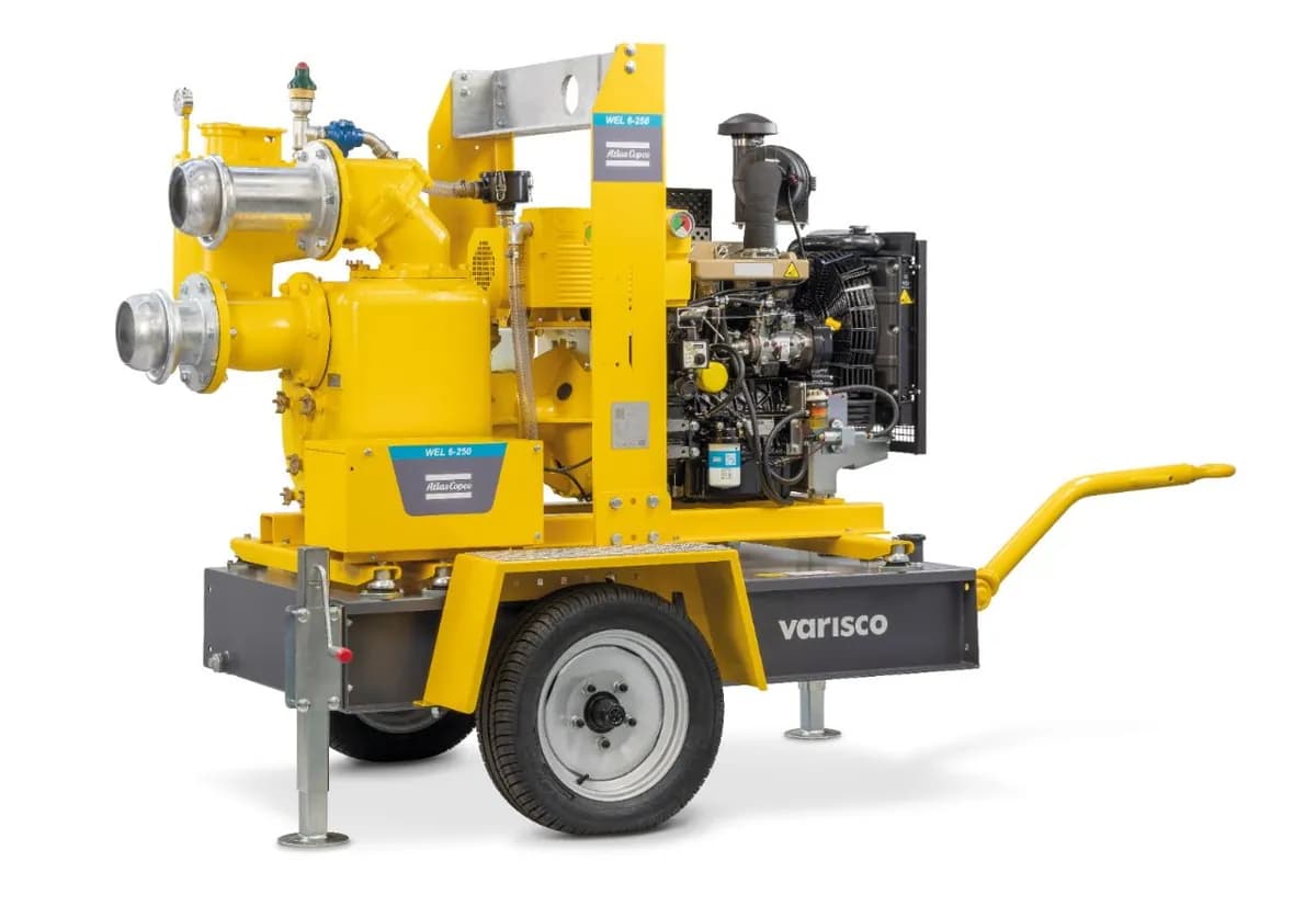 Мотопомпа Atlas Copco WEL 6-250 FKL10 G11 Trailer