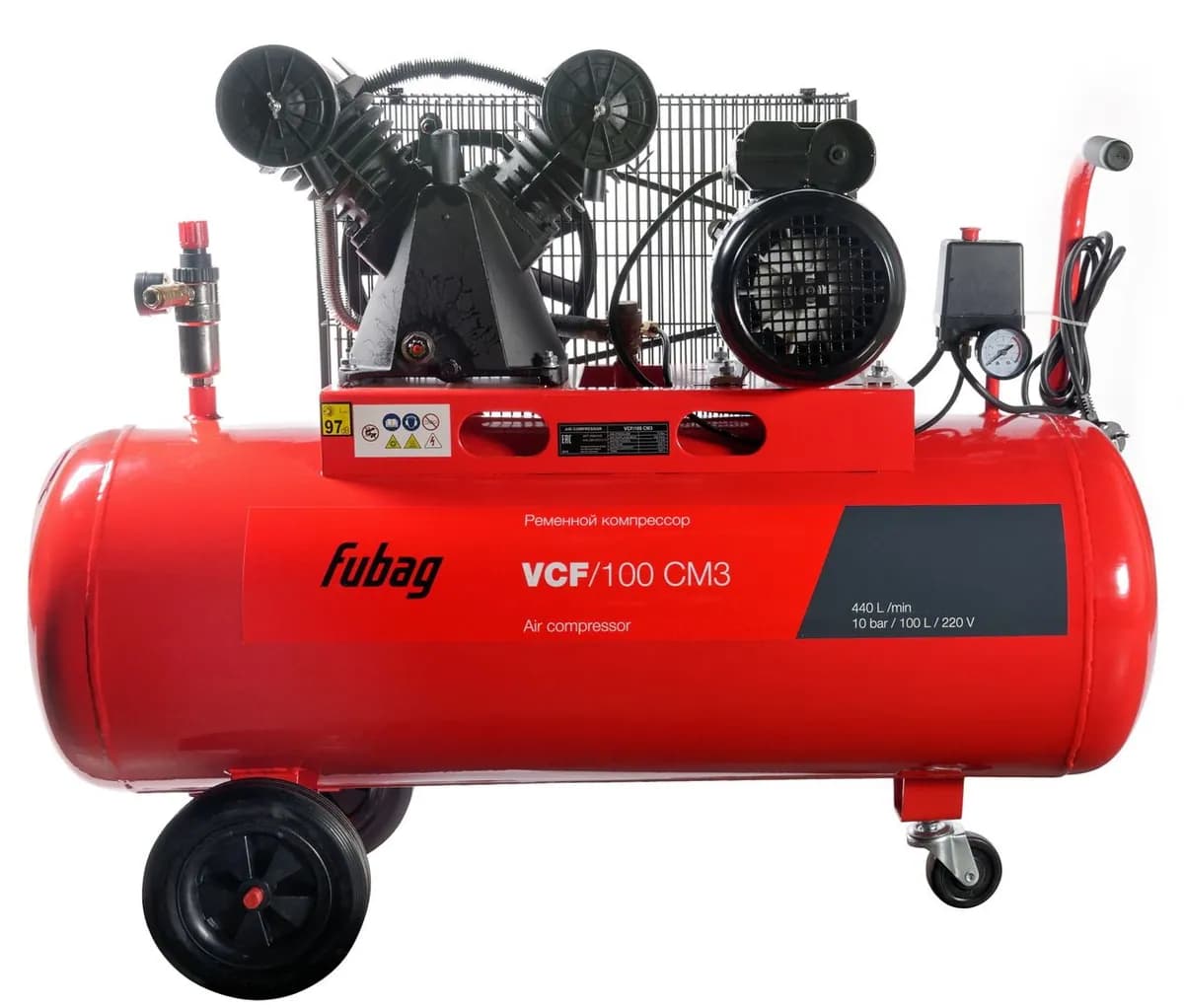Поршневой компрессор FUBAG VCF 100 CM3