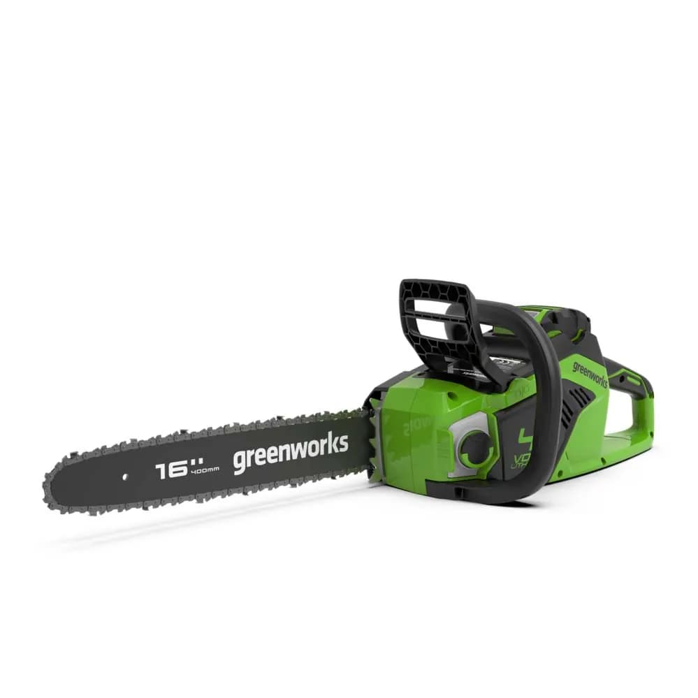 Цепная пила аккумуляторная Greenworks GD40CS18, 40V, 40 см, бесщеточная, до 1,8 КВт, с 1хАКБ 8Ач и ЗУ