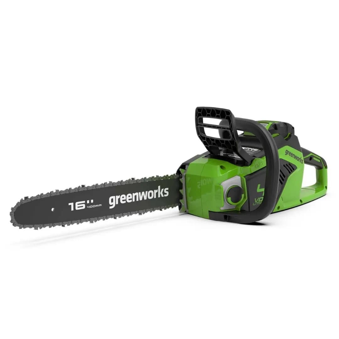 Цепная пила аккумуляторная GreenWorks GD40CS18K5, 40V, до 1,8 КВТ, с АКБ 5АЧ и ЗУ