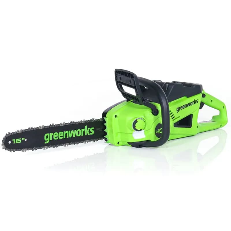 Цепная пила аккумуляторная Greenworks GD40CS20X, 40V, 40 см, 2000 Вт, бесщеточная, c 1хАКБ 8 Ач и ЗУ