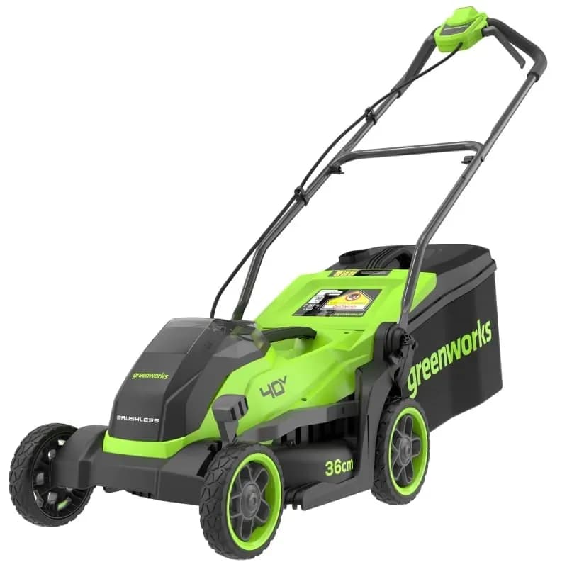 Газонокосилка аккумуляторная Greenworks GD40LM361, 40V, 36 см, без АКБ и ЗУ