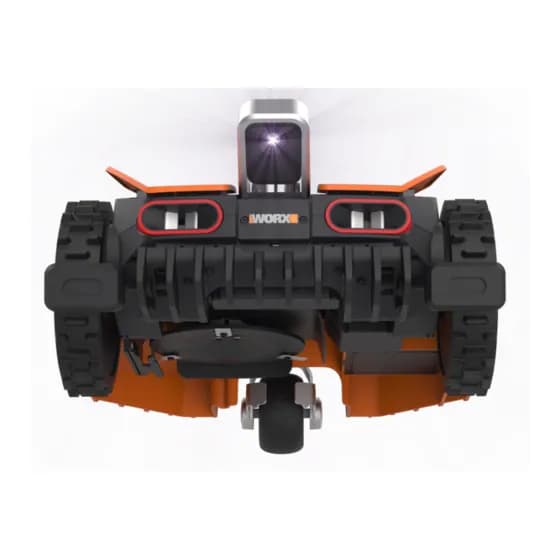 Газонокосилка-робот аккумуляторная без периметрового провода Worx Landroid Vision WR210, 20 В, площадь до 1000 кв.м