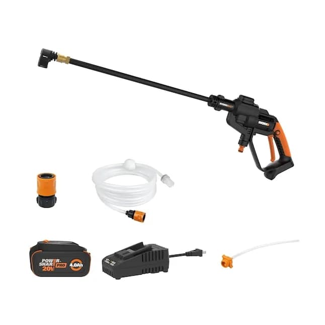 Мойка высокого давления аккумуляторная Worx Hydroshot WG620, 20 В, до 415 PSI
