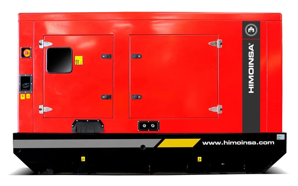 Дизельный генератор HIMOINSA HRFW-60 T5, 59-63 кВА, двигатель FPT-Iveco NEF45 SM1A, турбонаддув, жидкостное охлаждение, 3-фазный 50Гц