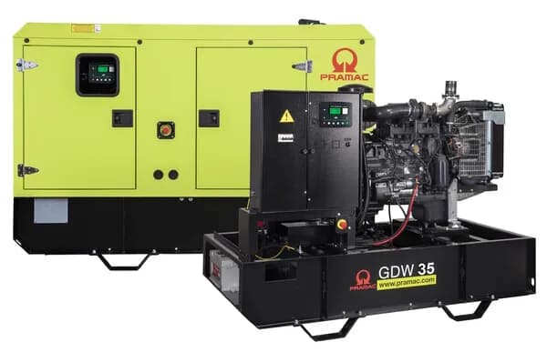 Дизельный генератор Pramac GDW-35P-FNE, 33.0 кВА ESP-30.0 кВА PRP, 230В, 50Гц