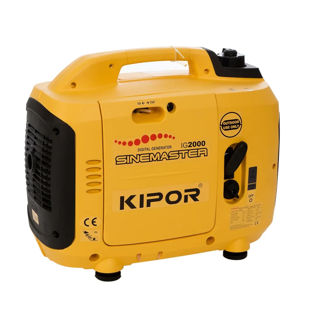Бензиновый инверторный генератор Kipor IG2600H, 2.3 кВт ном - 2.6 кВт макс, 230В, одноцил. 4-такт OHC 171 см3, бак 5 л, вес 31 кг, инверторный