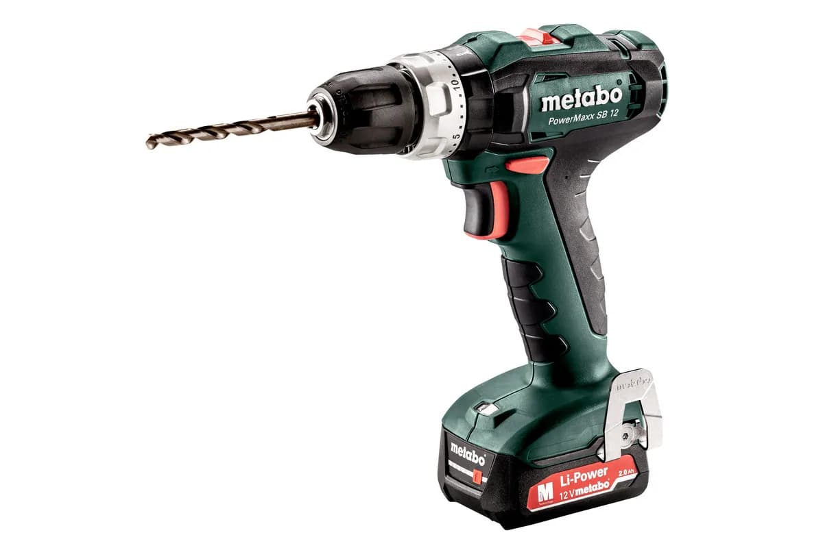 Аккумуляторная ударная дрель Metabo PowerMaxx SB 12