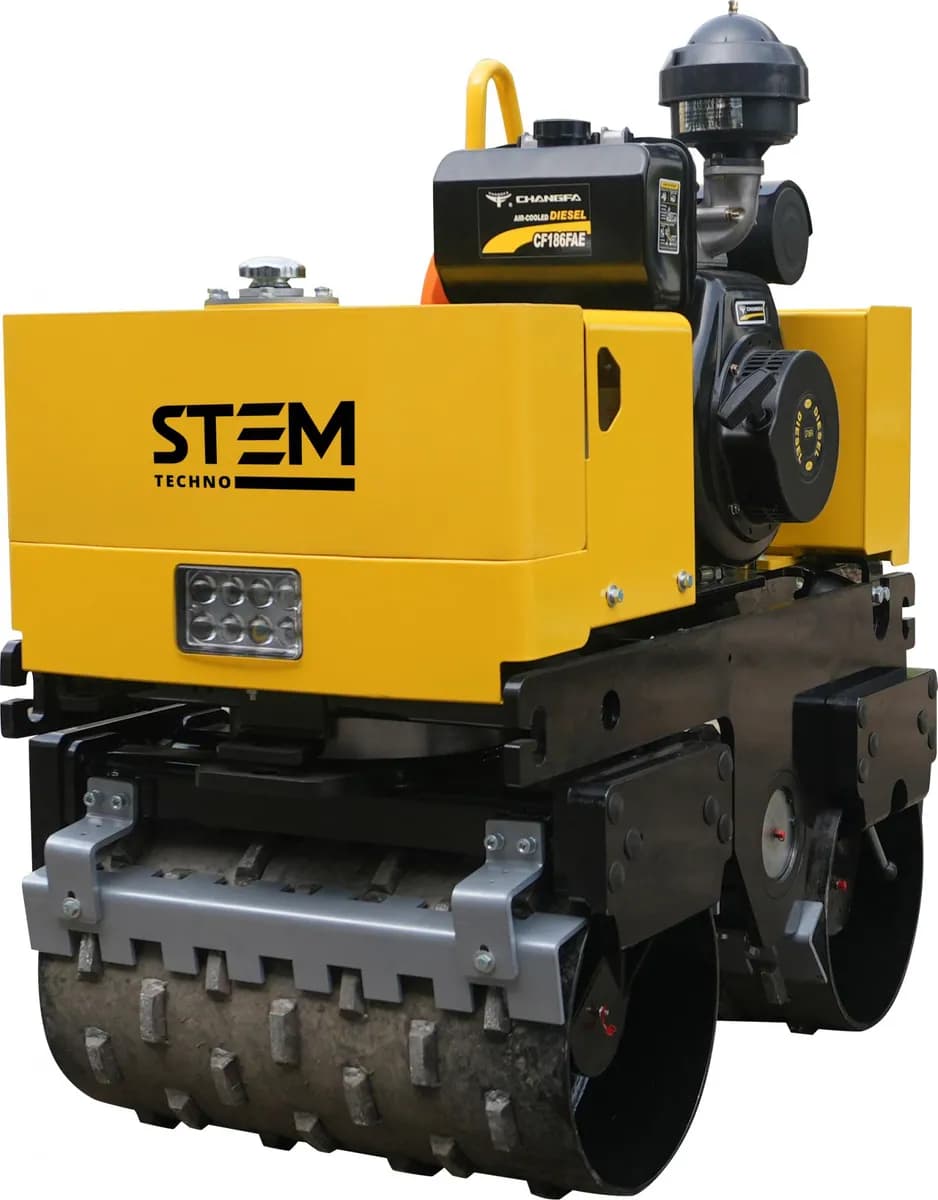 Каток вибрационный двухвальцовый траншейный STEM Techno SRTR 801D