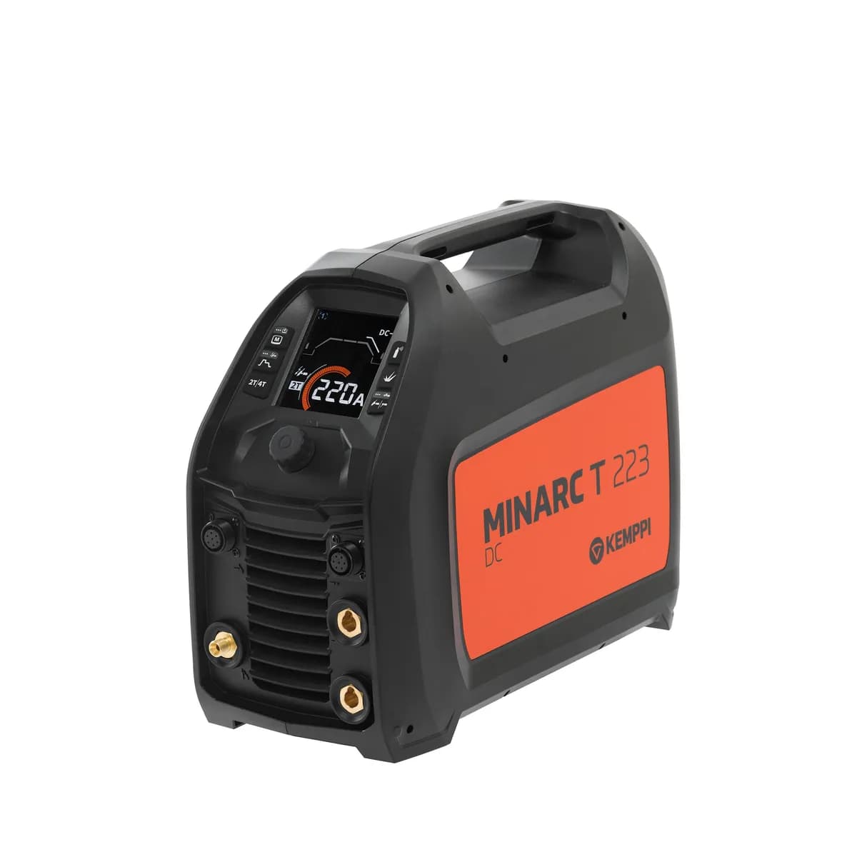 Аппарат аргонодуговой сварки Kemppi Minarc T 223 DC GM, TIG, ток 220А при ПВ 20%, мультивольт 110-230В, вес 9.6кг