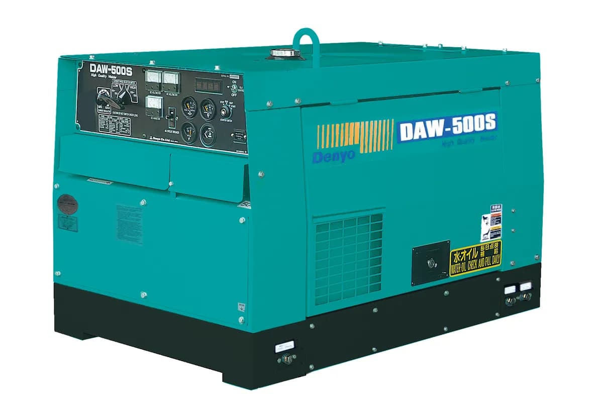 Сварочный агрегат Denyo DAW-500S, ток 40-500А, генератор 3 кВА, дизель