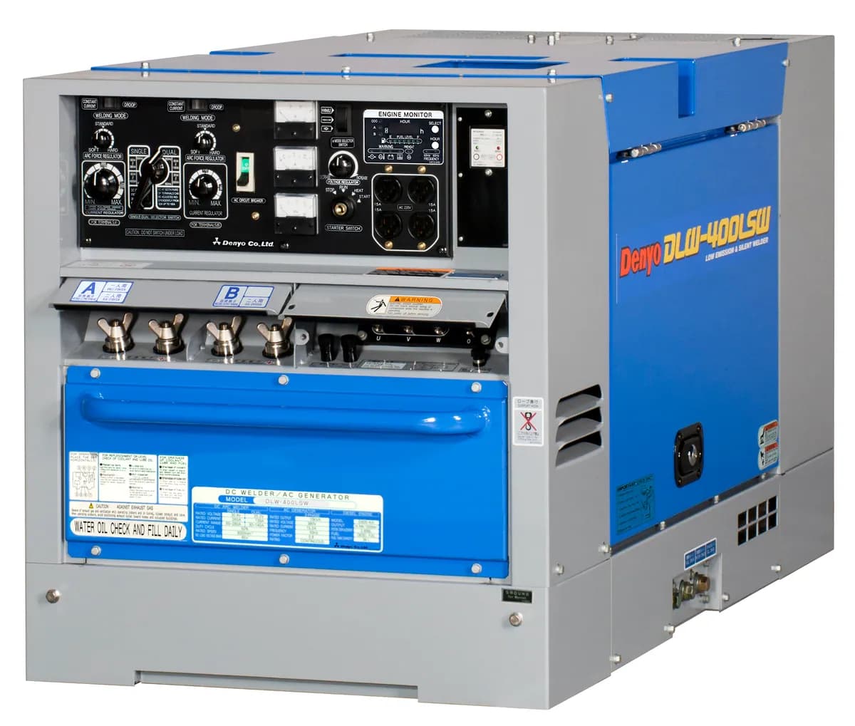 Сварочный агрегат Denyo DLW-400LSW, ток 60-400А, генератор 15 кВА, дизель